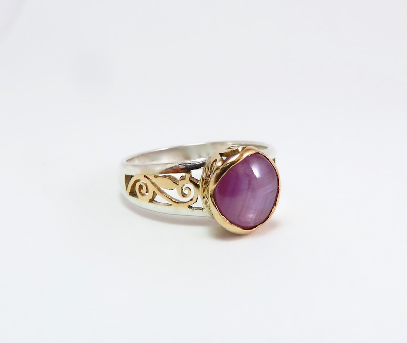 Star Sapphire Surya Ring | Ozmomo Jewellery